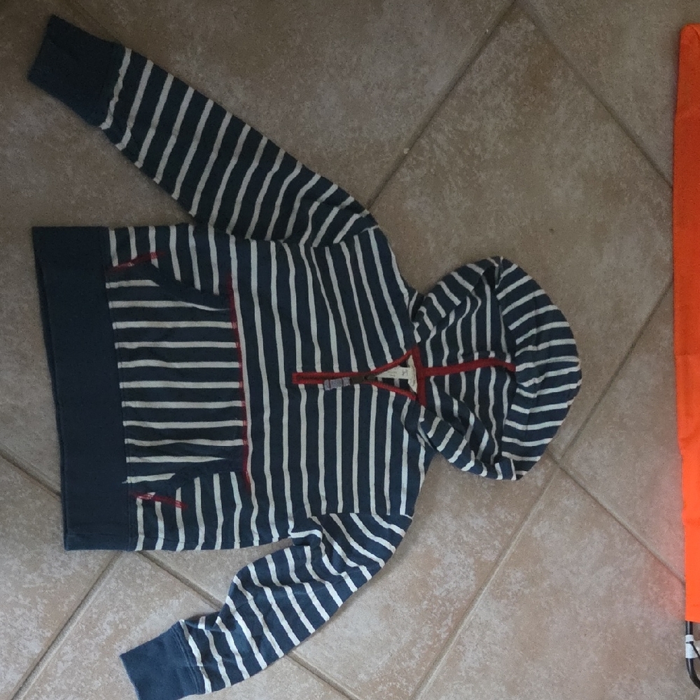 Matilda Jane Navy and White Striped Hoodie